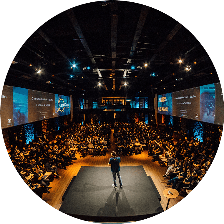 Image of a Speaker in a Auditorium